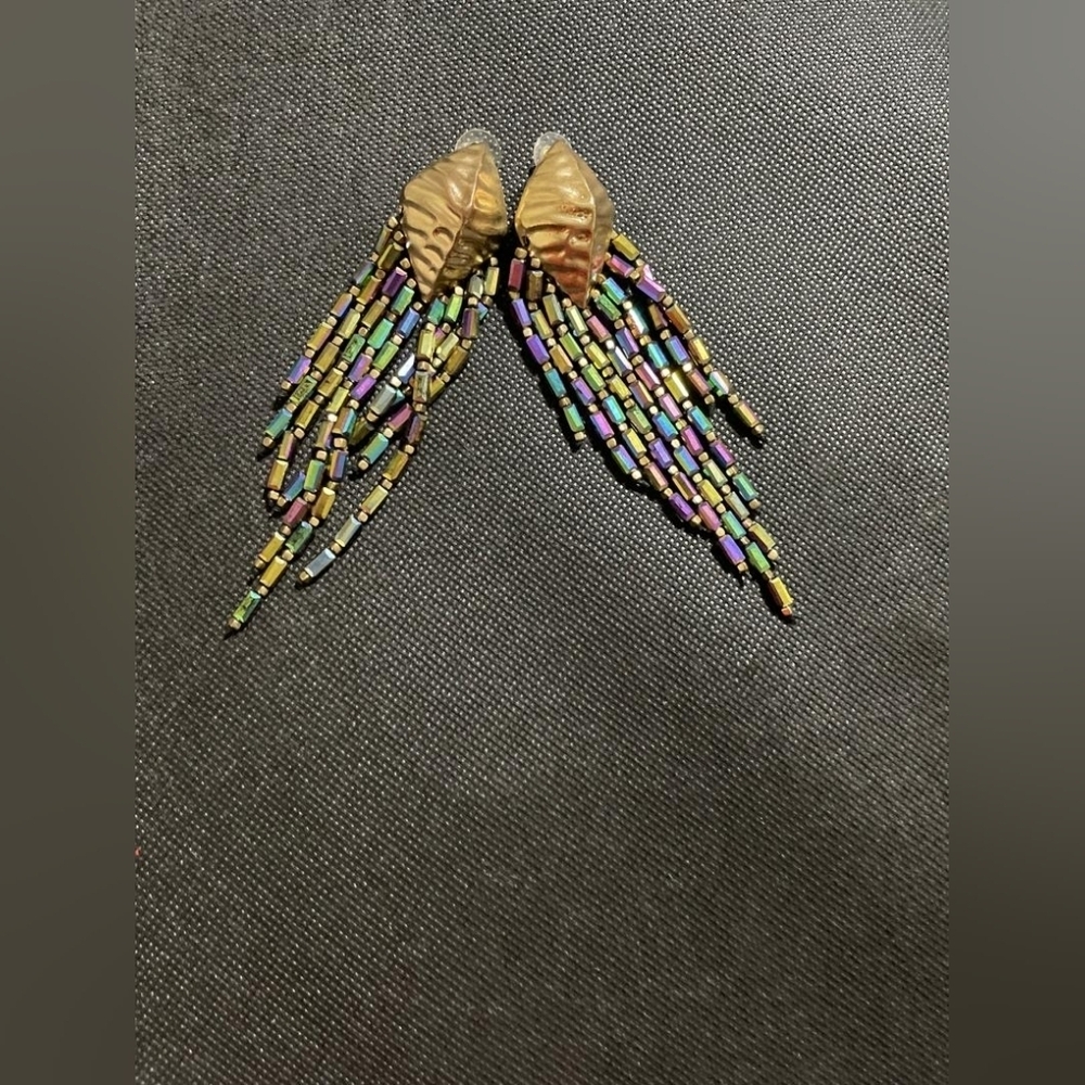 Women's multi color earrings statement unique earrings